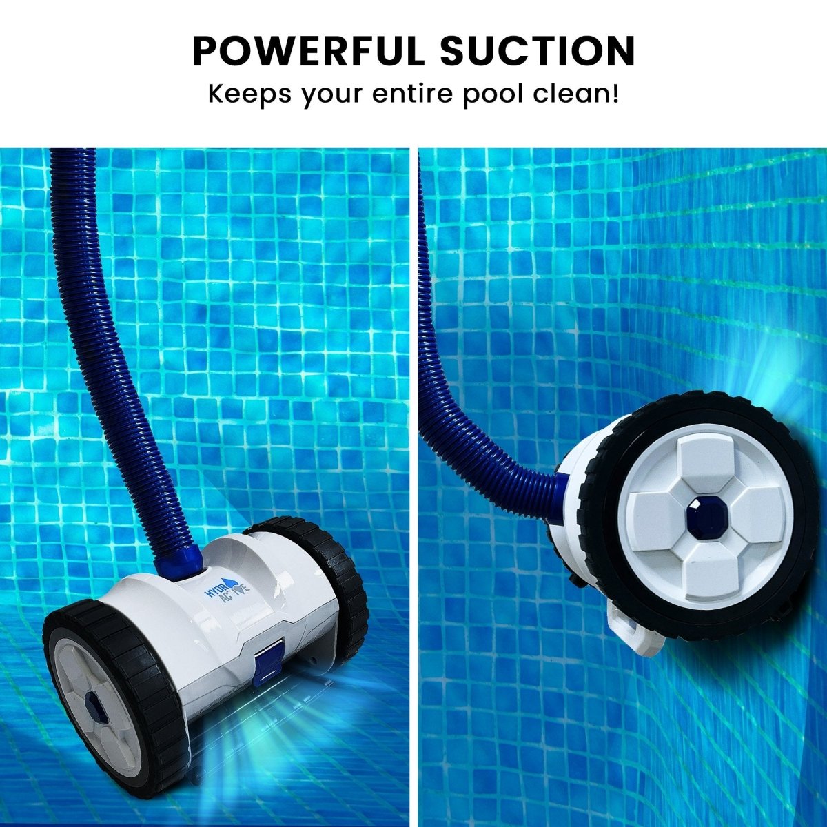 HydroActive Automatic Suction Pool Cleaner for Inground - Outdoorium