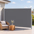 Instahut 1.8X4M Side Awning Retractable Privacy Screen Outdoor Sun Shade Grey | Home & Garden > Shading > Awnings