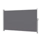 Instahut 1.8X4M Side Awning Retractable Privacy Screen Outdoor Sun Shade Grey | Home & Garden > Shading > Awnings
