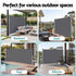 Instahut 1.8X4M Side Awning Retractable Privacy Screen Outdoor Sun Shade Grey | Home & Garden > Shading > Awnings