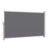Instahut 1.8X4M Side Awning Retractable Privacy Screen Outdoor Sun Shade Grey | Home & Garden > Shading > Awnings