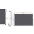 Instahut 2X3.5M Side Awning Retractable Privacy Screen Outdoor Sun Shade Grey | Home & Garden > Shading > Awnings
