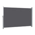 Instahut 2X3.5M Side Awning Retractable Privacy Screen Outdoor Sun Shade Grey | Home & Garden > Shading > Awnings