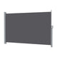 Instahut 2X3.5M Side Awning Retractable Privacy Screen Outdoor Sun Shade Grey | Home & Garden > Shading > Awnings