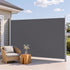 Instahut 2X3.5M Side Awning Retractable Privacy Screen Outdoor Sun Shade Grey | Home & Garden > Shading > Awnings