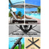 Instahut 3m Outdoor Umbrella Cantilever Beach Garden Patio Grey | Outdoor Umbrella