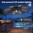 Instahut 3m Solar LED Cantilever Outdoor Umbrella - Charcoal
