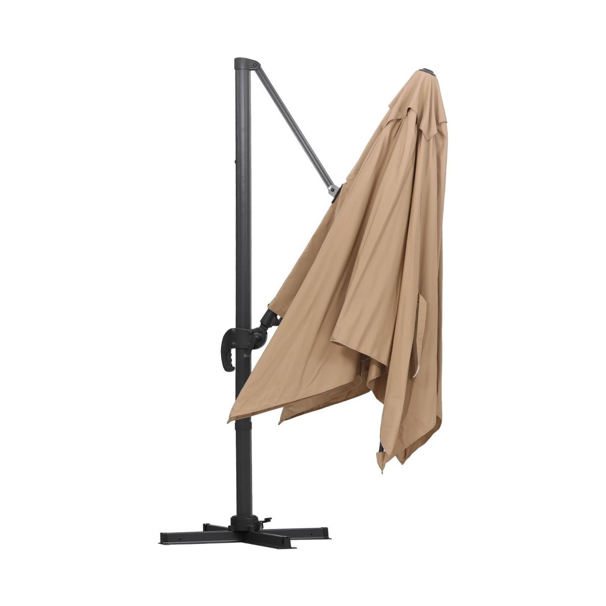 Instahut 3m Tilting Cantilever Outdoor Umbrella - Beige