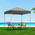 Instahut Gazebo 2x2m Outdoor Patio Garden Marquee Shade Grey - Outdoorium