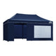 Instahut Gazebo Pop Up Marquee 3x6 Folding Tent Gazebos Camping 500D Oxford Navy | Outdoorium