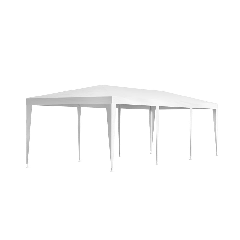 Instahut Gazebo 3x9 Wedding Party Marquee Tent Outdoor Event Camping Shade White - Outdoorium