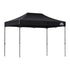 Instahut Gazebo Pop Up 3x4.5m w/Base Podx4 Marquee Folding Outdoor Wedding Camping Tent Shade Canopy Black - Outdoorium