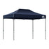 Instahut Gazebo Pop Up Marquee 3x4.5m Folding Tent Wedding Outdoor Camping Canopy Gazebos Shade Navy - Outdoorium