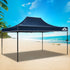 Instahut Gazebo Pop Up Marquee 3x4.5m Folding Tent Wedding Outdoor Camping Canopy Gazebos Shade Navy - Outdoorium