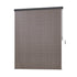 Instahut 2.1X2.5M Outdoor Blinds Awning Roll Down Retractable Knit Fabric Outdoor Blinds Window Shade Brown - Outdoorium