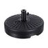 Instahut Outdoor Umbrella Base Weight Round Plastic Pole Holder 30 - 48mm Beach | Outdoorium