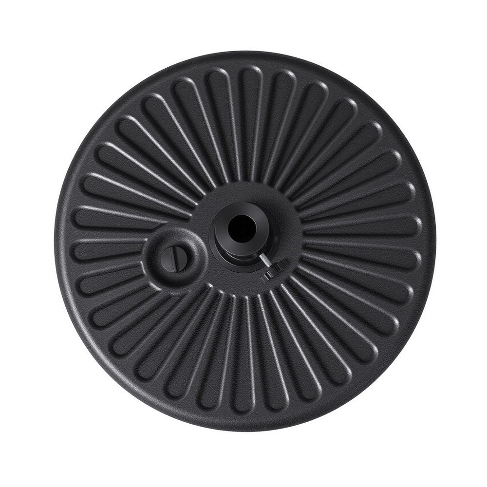 Instahut Outdoor Umbrella Base Weight Round Plastic Pole Holder 30 - 48mm Beach | Outdoorium