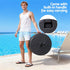 Instahut Outdoor Umbrella Base Weight Round Plastic Pole Holder 30 - 48mm Beach | Outdoorium