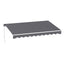 Instahut Retractable Folding Arm Awning Manual Sunshade 3.5M X 2.5M Grey | Home & Garden > Shading > Awnings