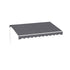Instahut Retractable Folding Arm Awning Manual Sunshade 3M X 2M Grey | Outdoorium