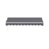Instahut Retractable Folding Arm Awning Manual Sunshade 3M X 2M Grey | Outdoorium