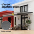 Instahut Retractable Folding Arm Awning Motorised Sunshade 4.5Mx2.5M Grey - Outdoorium