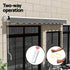 Instahut Retractable Folding Arm Awning Motorised Sunshade 4.5Mx3M Grey - Outdoorium