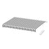 Instahut Retractable Folding Arm Awning Motorised Sunshade 5Mx3M Grey White | Outdoorium