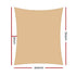 Instahut Shade Sail 6x7m Rectangle 280GSM 98% Sand Shade Cloth | Outdoorium