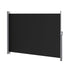 Instahut Side Awning Sun Shade Outdoor Retractable Privacy Screen 1.8X3M Black | Outdoorium