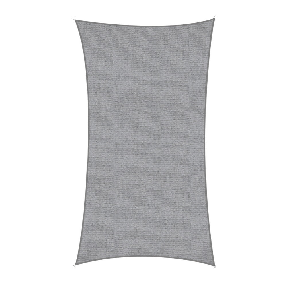 Instahut Sun Shade Sail Shadecloth Canopy Rectangle 280gsm 4x6m | Outdoorium