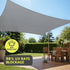 Instahut Sun Shade Sail Shadecloth Canopy Rectangle 280gsm 4x6m | Outdoorium