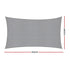 Instahut Sun Shade Sail Shadecloth Canopy Rectangle 280gsm 4x6m | Outdoorium