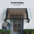 Instahut Window Awning Drainage 0.6mx0.6m Outdoor Brown | Home & Garden > Shading > Awnings