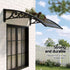Instahut Window Awning Drainage 0.6mx0.6m Outdoor Brown | Home & Garden > Shading > Awnings