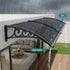 Instahut Window Awning Drainage 0.6mx0.6m Outdoor Grey | Home & Garden > Shading > Awnings