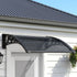 Instahut Window Awning Drainage 0.6mx0.6m Outdoor Grey | Home & Garden > Shading > Awnings