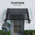 Instahut Window Awning Drainage 0.6mx0.6m Outdoor Grey | Home & Garden > Shading > Awnings