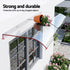 Instahut Window Door Awning 0.4mx2m Transparent | Home & Garden > Shading > Awnings