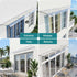 Instahut Window Door Awning 0.4mx3m Transparent | Home & Garden > Shading > Awnings