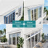 Instahut Window Door Awning 0.4mx3m Transparent | Home & Garden > Shading > Awnings