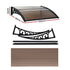 Instahut Window Door Awning 0.8mx1m Brown | Outdoorium