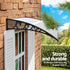 Instahut Window Door Awning 0.8mx1m Transparent | Outdoorium
