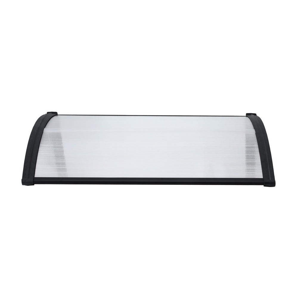 Instahut Window Door Awning 0.8mx1m Transparent | Outdoorium