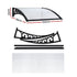 Instahut Window Door Awning 0.8mx1m Transparent | Outdoorium