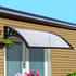 Instahut Window Door Awning 0.8mx1m Transparent | Outdoorium