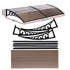 Instahut Window Door Awning 0.8mx2m Brown | Home & Garden > Shading > Awnings