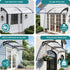 Instahut Window Door Awning 0.8mx2m Transparent | Home & Garden > Shading > Awnings