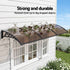 Instahut Window Door Awning 0.8mx3m Brown | Home & Garden > Shading > Awnings
