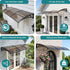 Instahut Window Door Awning 0.8mx3m Brown | Home & Garden > Shading > Awnings